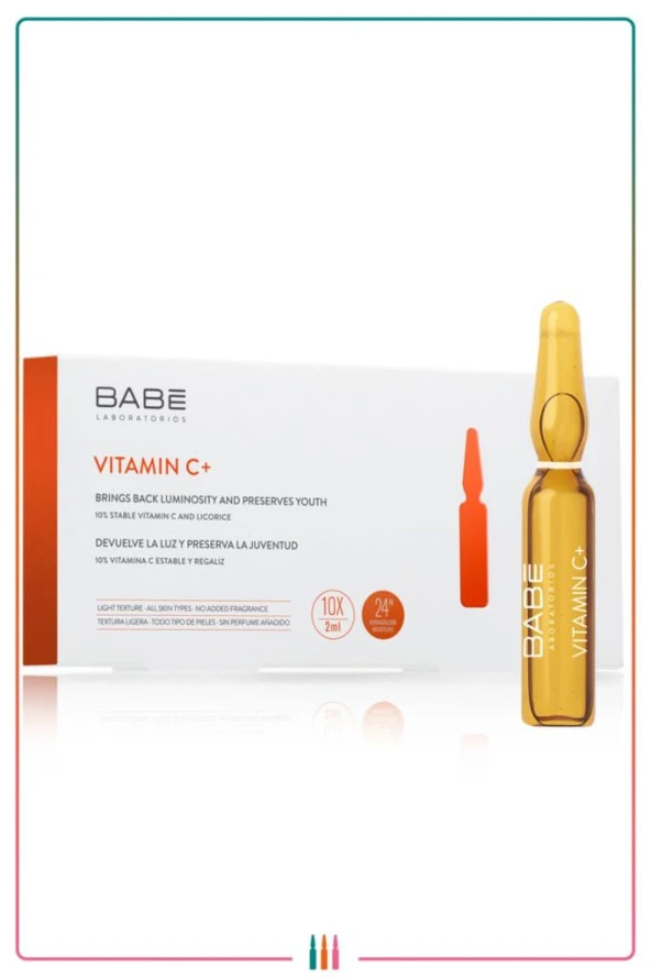 Babe Vitamin C+ 10'lu Ampul Aydınlatıcı Etkili Konsantre Bakım 10x2ml