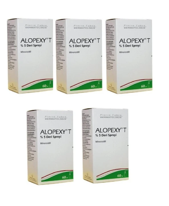 Alopexy T %5 Deri Spreyi 60 Ml 5'li Paket