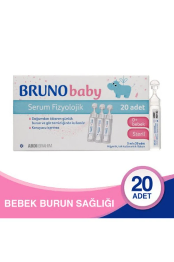 Bruno Baby Serum Fizyolojik 5 Ml X 20 Flakon