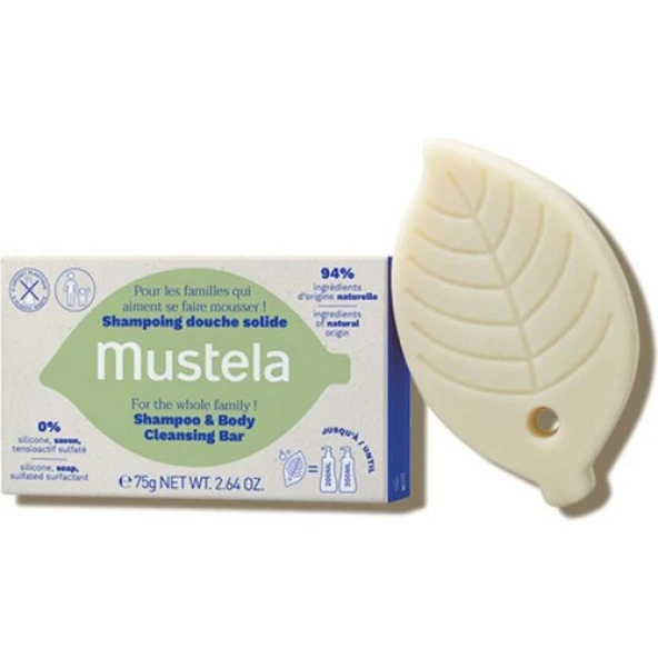 Mustela Shampoo Body Cleansing Bar 75 gr