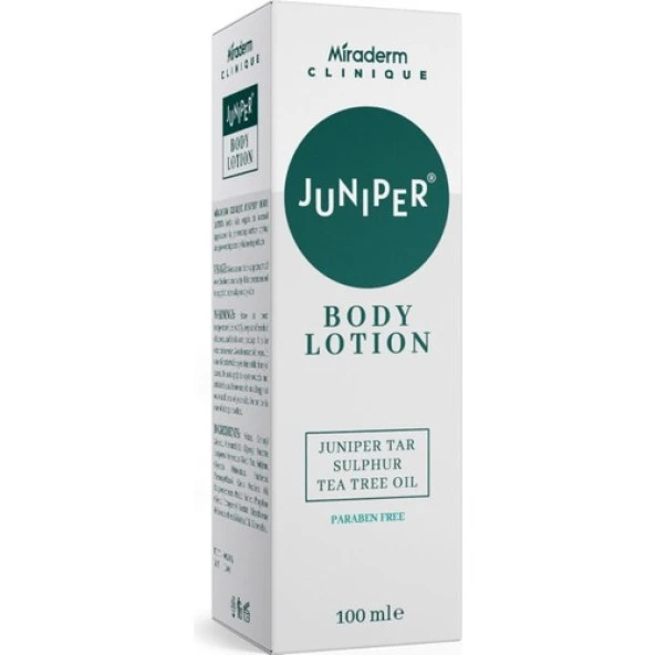 Juniper Kükürtlü Vücut Losyonu 100 ml