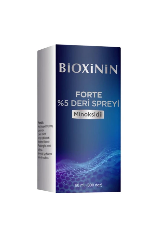 Bioxinin Forte %5 Deri Spreyi 60 ml YENİ AMBALAJ