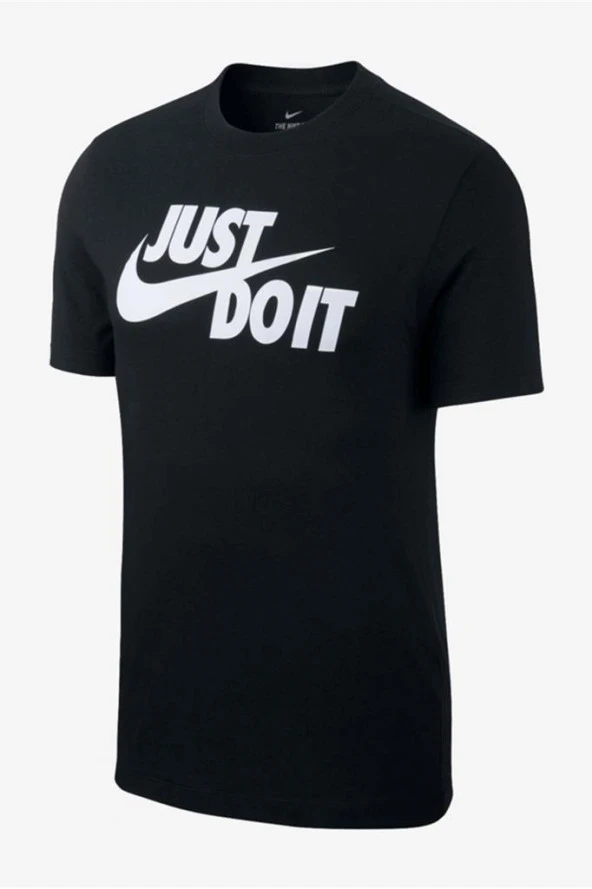 Nike M NSW TEE JUST DO IT SWOOSH AR5006-011 Siyah T-shirt
