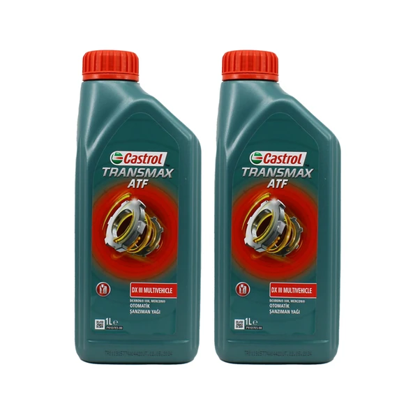 Castrol Transmax Dexron III 1 Lt Otomatik Şanzıman Yağ (2 Adet)