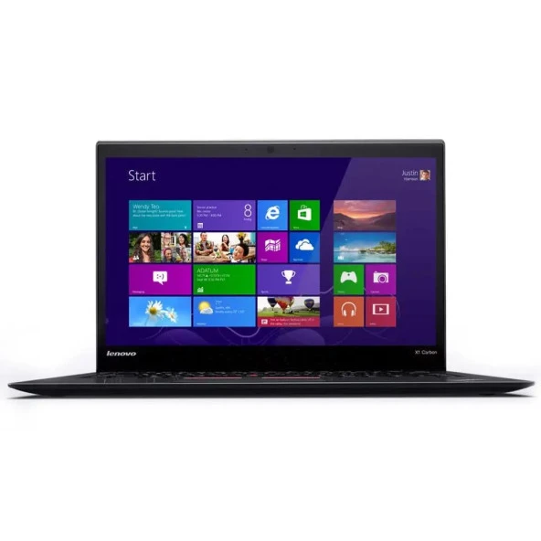 Lenovo Thinkpad X1 Carbon Gen 3 Intel Core i7 5600U 8GB 256GB Paylaşımlı 14" Windows 10 Pro - Yenilenmiş
