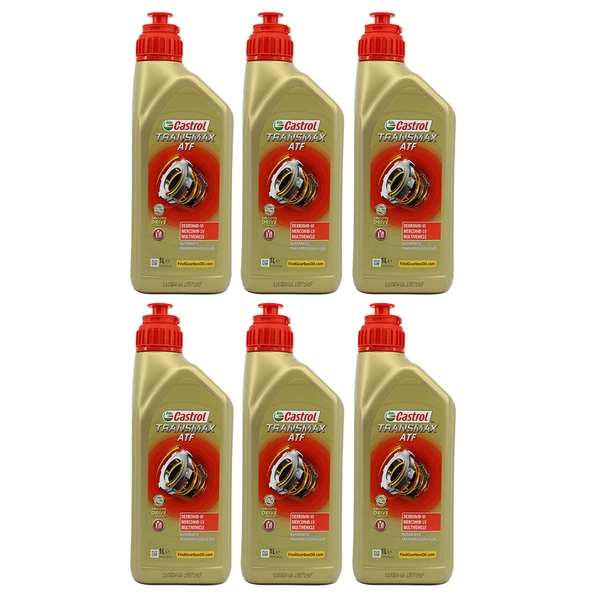 Castrol Transmax ATF Dexron VI Mercon LV 1 Lt Şanzıman Yağı (6 Adet)