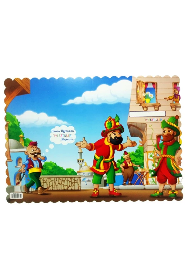 Karne Kabı - Karne Kılıfı KARAGÖZ HACİVAT Modeli (20Ad.) - 2