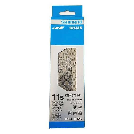 SHIMANO CN-HG701 11 VİTES 126 BAKLA (Quick-Link Dahil) ZİNCİR