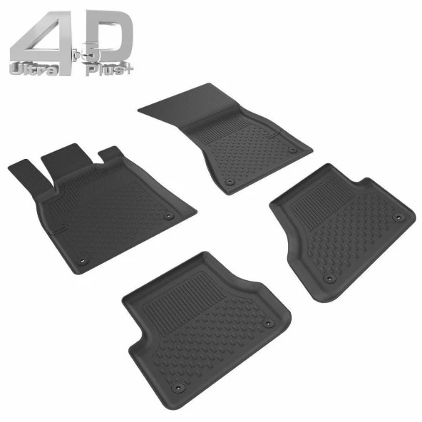 Sahler Hyundai Santa için Fe Hibrit 2020+ Siyah Renk 4.5D Araca Özel Paspas Seti 4 Parça ürün görseli