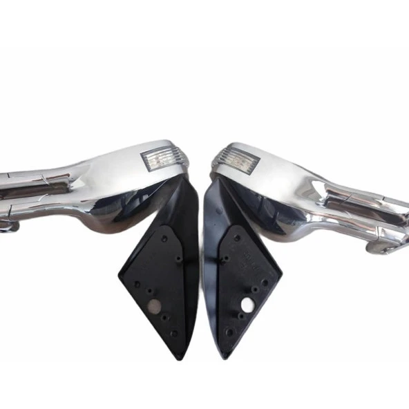 M3 Ön/Arka Sinyalli için Ayna Gri Karbon Takım /Ayds77 - Resim 2