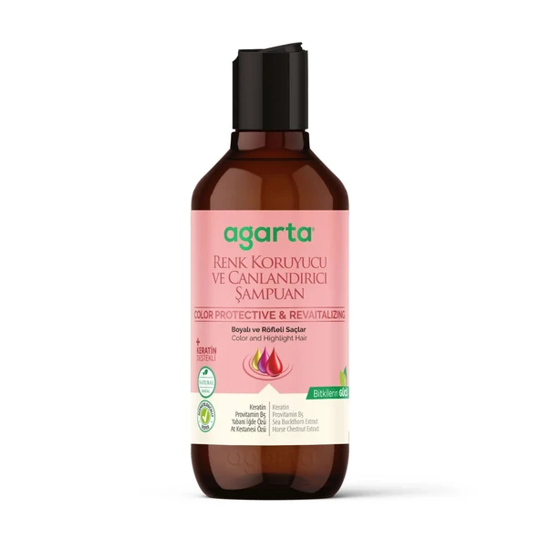 Agarta Renk Koruyucu ve Canlandırıcı Şampuan 400 ml - 1