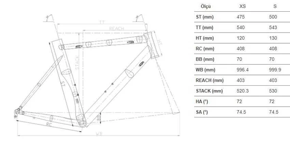 2023 CARRARO CR-RACE 022 AERO YOL BİSİKLETİ - 2