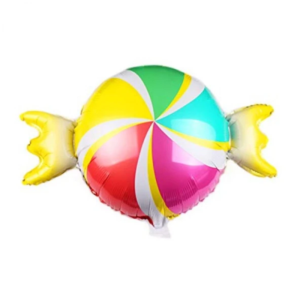 Rengarenk Şeker Folyo Balon