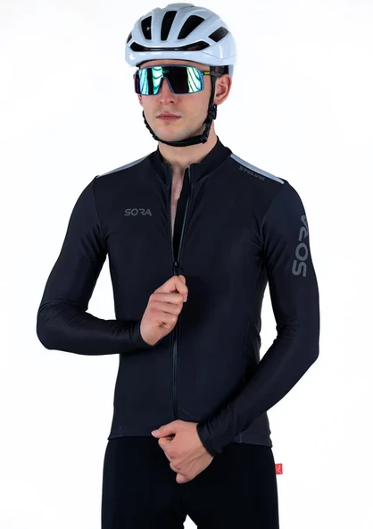SORA SİYAH STELVIO KIŞLIK UZUN KOL FORMA - 9