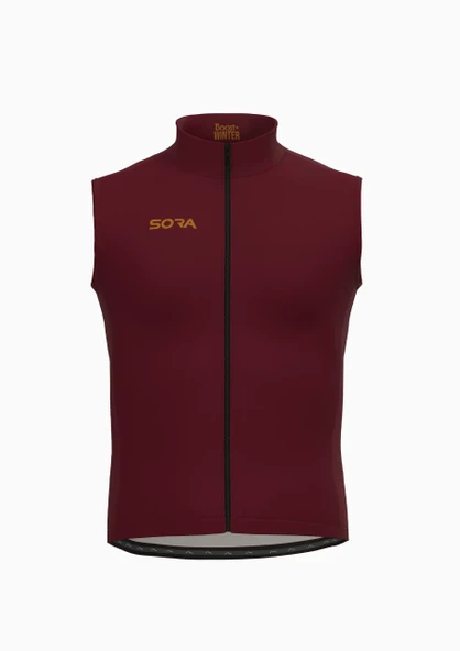 SORA BORDO BOOST KIŞLIK BİSİKLET YELEĞİ - 2