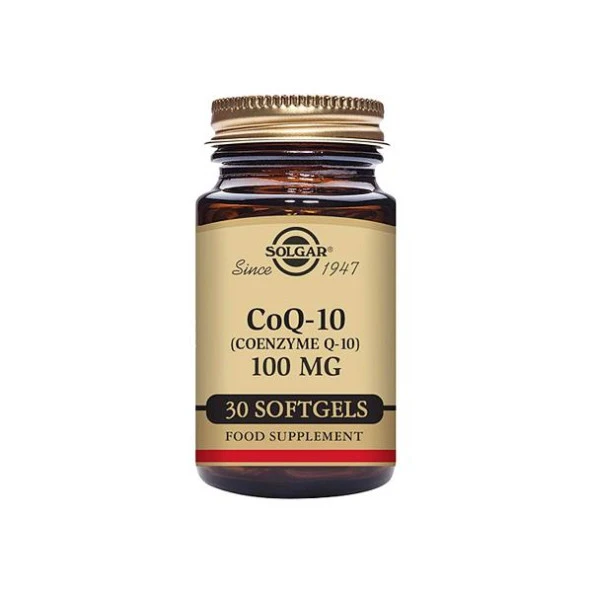 Solgar Coenzyme Q-10 100 Mg 30 Kapsül-SKT:11/2026
