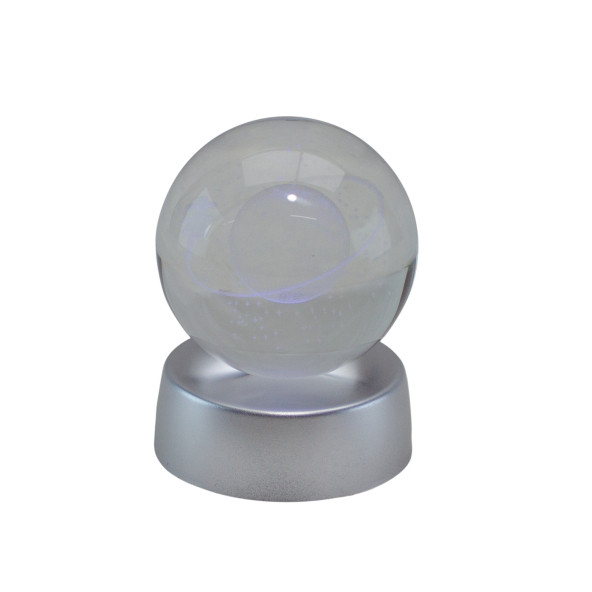 Cam Küre Işıklı Renk Değiştiren Küre Yörüngede Dolaşan Prenses - 2