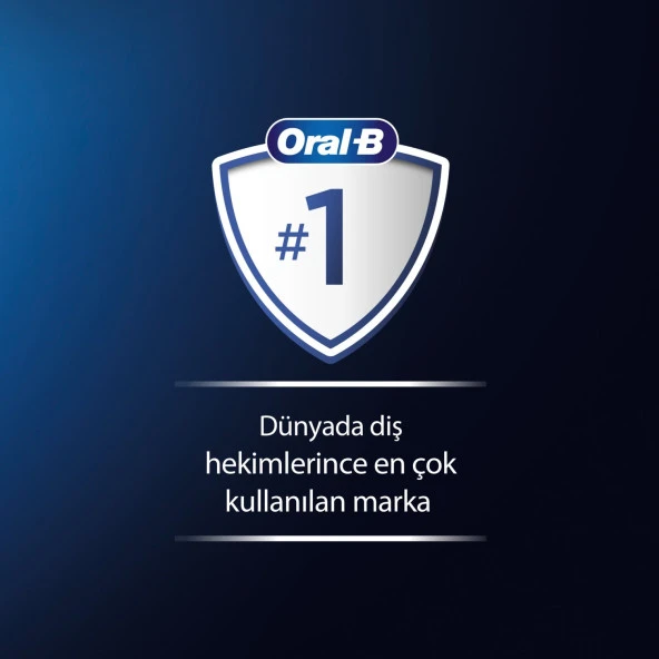 Oral-B Pro Series 1 İkili Paket, Siyah ve Mavi e 2 Diş Fırçası Başlığı, Brau - 6