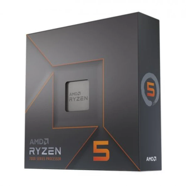 AMD Ryzen 5 7600X (6 Çekirdek) 4.7GHz ~ 5.3GHz 32mb AM5 İşlemci Box (Fansız)