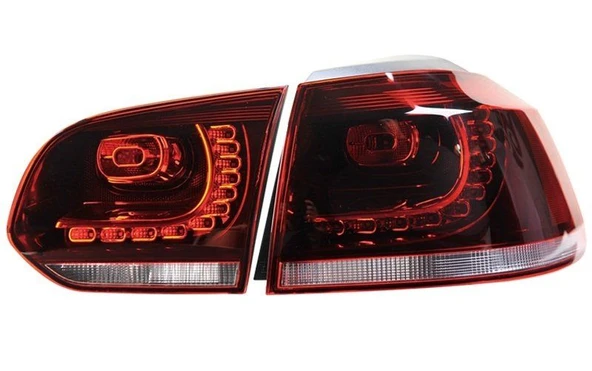 AUTOGP Vw golf 6 stop lambası r20 model ledli kırmızı kayar ledli 2009 / 2012