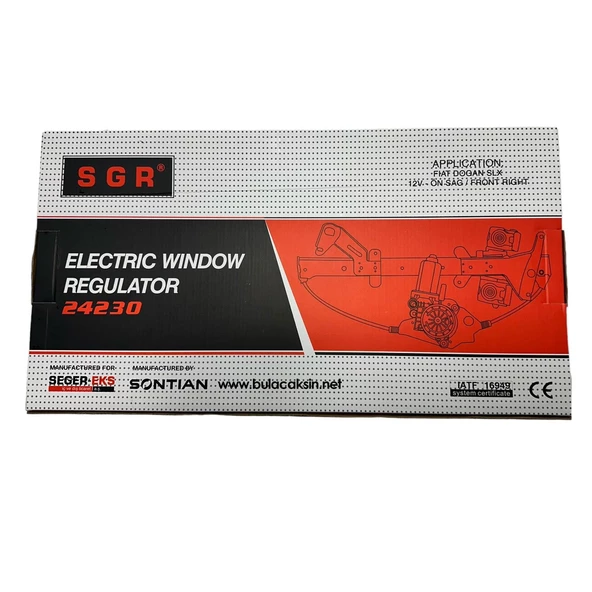 Elektrikli Cam Kaldırma Mekanizması Ön Sağ M131 Slx - 3