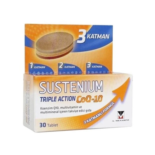 Sustenium Triple Action CoQ-10 30 Tablet-SKT:05/2026