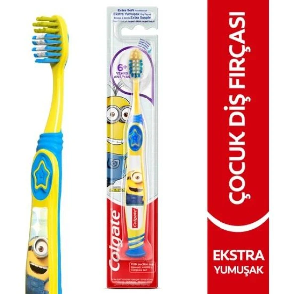Colgate Mınıons Çocuk Diş Fırçası 6+ Yaş Ekstra Yumuşak
