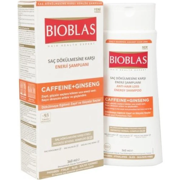 Bioblas Şampuan 360ml Caffeine