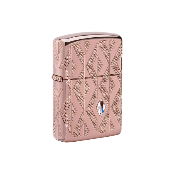 Zippo Çakmak 49702 Armor Geometric Diamond Pattern Design