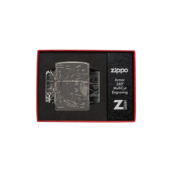 Zippo Çakmak 49689 Armor Wicca Design - Resim 5