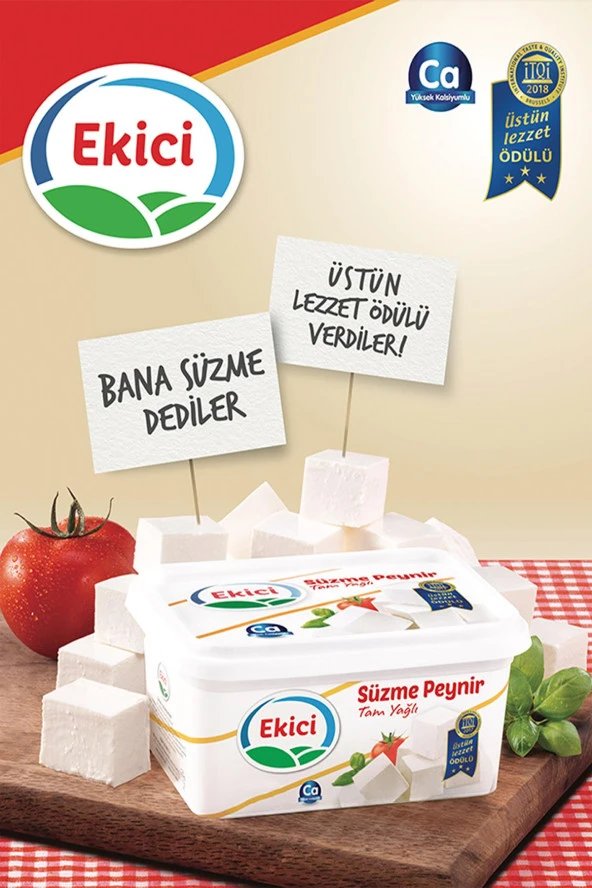 Ekici Tam Yağlı Lokum Kıvamında Beyaz Peynir 800 gr + Ekici Süzme Peynir 400 gr 2'li Lezzet Paketi - 3