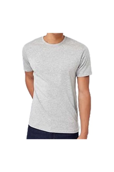 ÖDÜL 6158 ERKEK 0 YAKA KISA KOL T-SHIRT GRİ