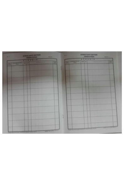 Bayındır Gelen Evrak Defteri 40 Yaprak Karton Kapak 24X34 - 2