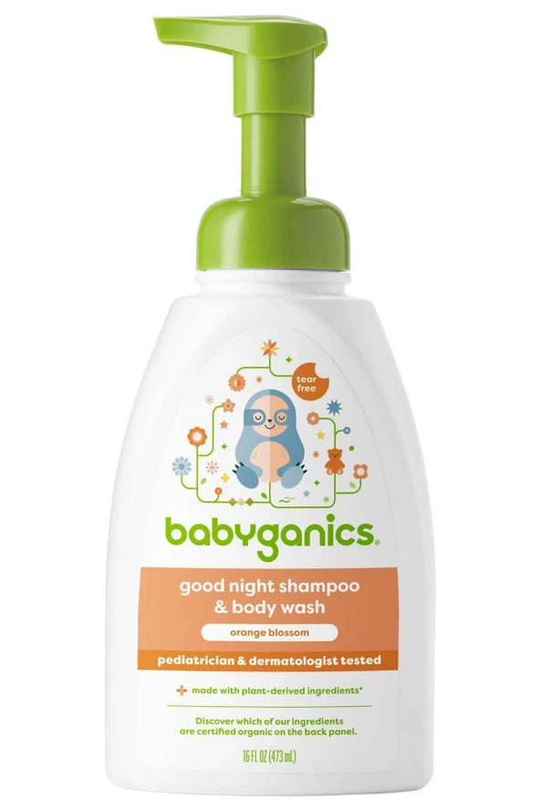 Babyganics Portakal Çiçeği Kokulu Bebek Şampuanı 473ML