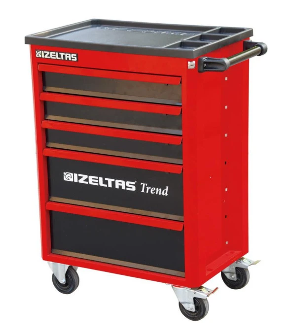 İzeltaş Trend Serisi Takım Dolabı 5 Çekmeceli - Dolu (93 Parça)