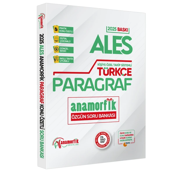 ALES Türkçe Özgün Asimetrik Paragraf-Çıkmış Konu Konu Paragraf Soru Bankası Konu Özetli Çözümlü - 3