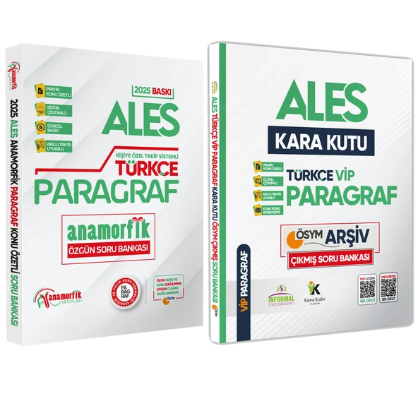 ALES Türkçe Özgün Asimetrik Paragraf-Çıkmış VİP Paragraf Soru Bankası Konu Özetli Çözümlü SB - 4