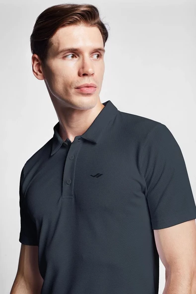 LESCON 24S-1275-24B KISA KOL POLO YAKA TSHIRT - 5