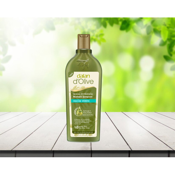 Dalan Doğal Zeytinyağlı Hacim Veren Besleyici Şampuan 400 ml 1 Adet
