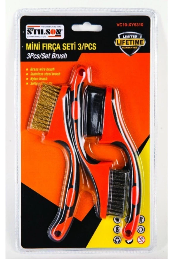 3lü Mini Fırça Seti