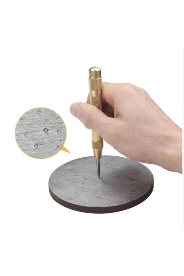 - Yaylı Metal Noktalama Işaretleme Zımba Kalemi - 3