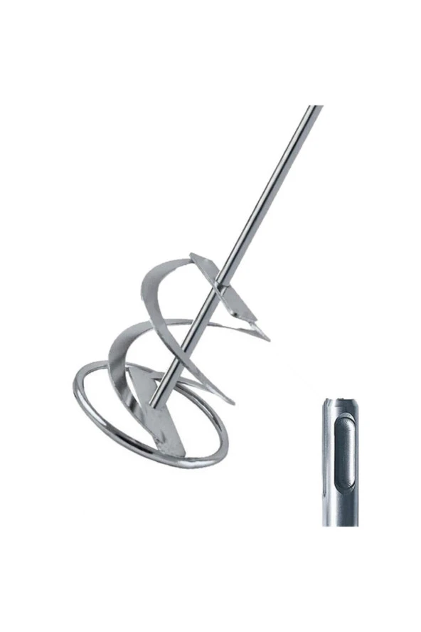 45 Cm Sds Karıştırıcı Uç Mikser Boya Alçı Harç 120 Mm - 1