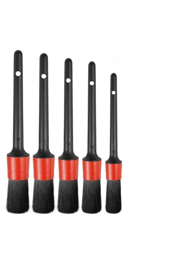 -Oto Detay Fırçası Seti 6 lı Kaliteli Detaylı Farklı Boyutlar, Premium Seri - 2