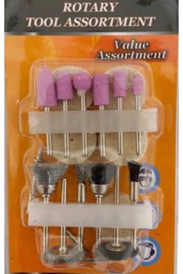 -24 Adet Mini Taşlama Zımparalama Fırçalama Seti Dremel Gravür Set - 2