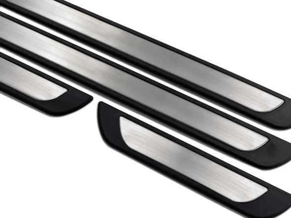 Chevrolet Cruze Hatchback için Krom Kapı Eşik Koruması Krom Line 2011-2013 4 Parça - Resim 4