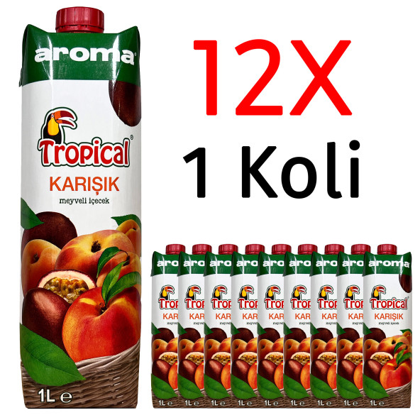 Tropical Karışık Meyve Suyu 1L 12 Adet