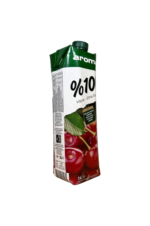 100 Vişne-Elma Meyve Suyu 1L 12 Adet