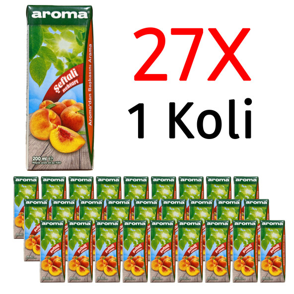 Nektar Şeftali Meyve Suyu 200ml 27 Adet - 2