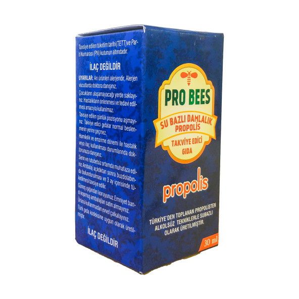 Su Bazlı Damlalık Propolis Takviye Edici Gıda 30ml - 2