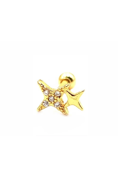 Welch Çelik Yıldız Helix Tragus Piercing - 2